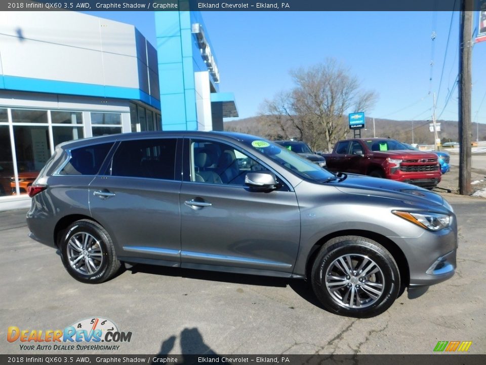 2018 Infiniti QX60 3.5 AWD Graphite Shadow / Graphite Photo #6