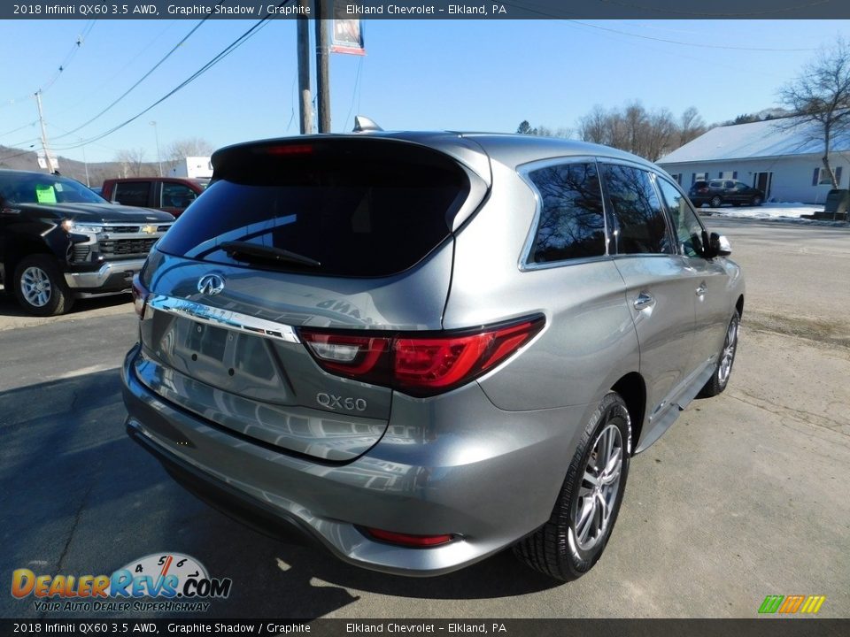 2018 Infiniti QX60 3.5 AWD Graphite Shadow / Graphite Photo #9