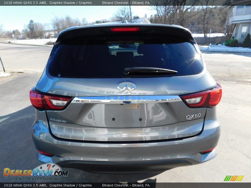 2018 Infiniti QX60 3.5 AWD Graphite Shadow / Graphite Photo #10