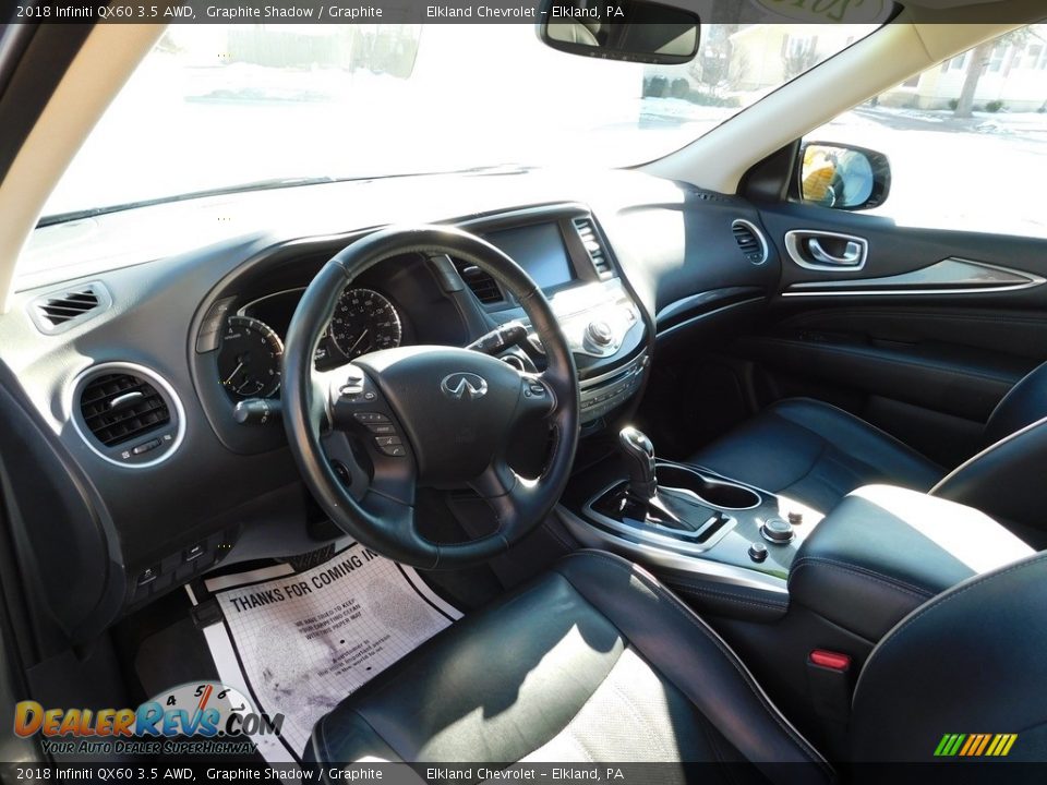 Front Seat of 2018 Infiniti QX60 3.5 AWD Photo #21