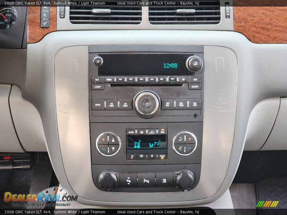 2008 GMC Yukon SLT 4x4 Summit White / Light Titanium Photo #19