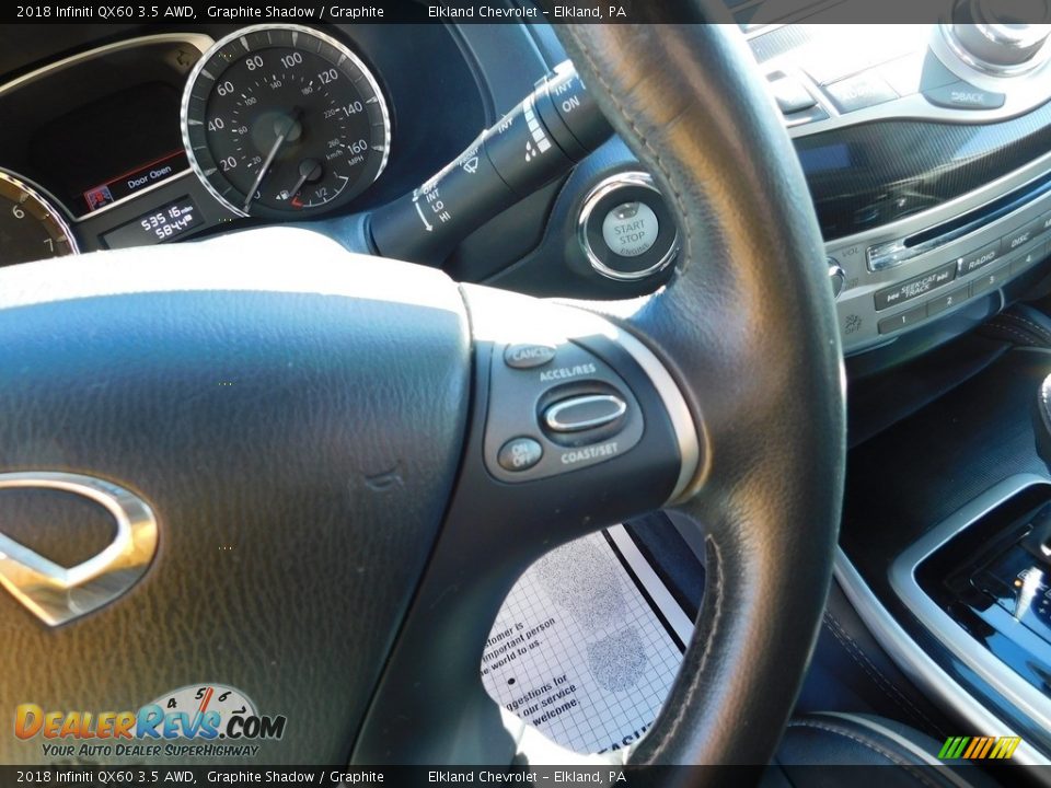 2018 Infiniti QX60 3.5 AWD Steering Wheel Photo #24