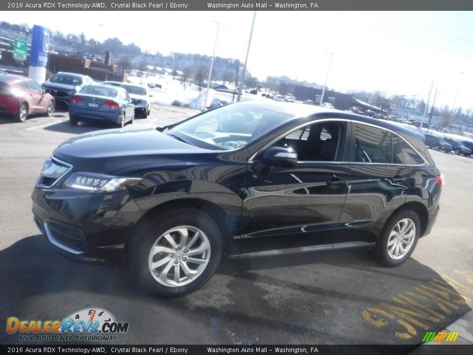 2016 Acura RDX Technology AWD Crystal Black Pearl / Ebony Photo #6