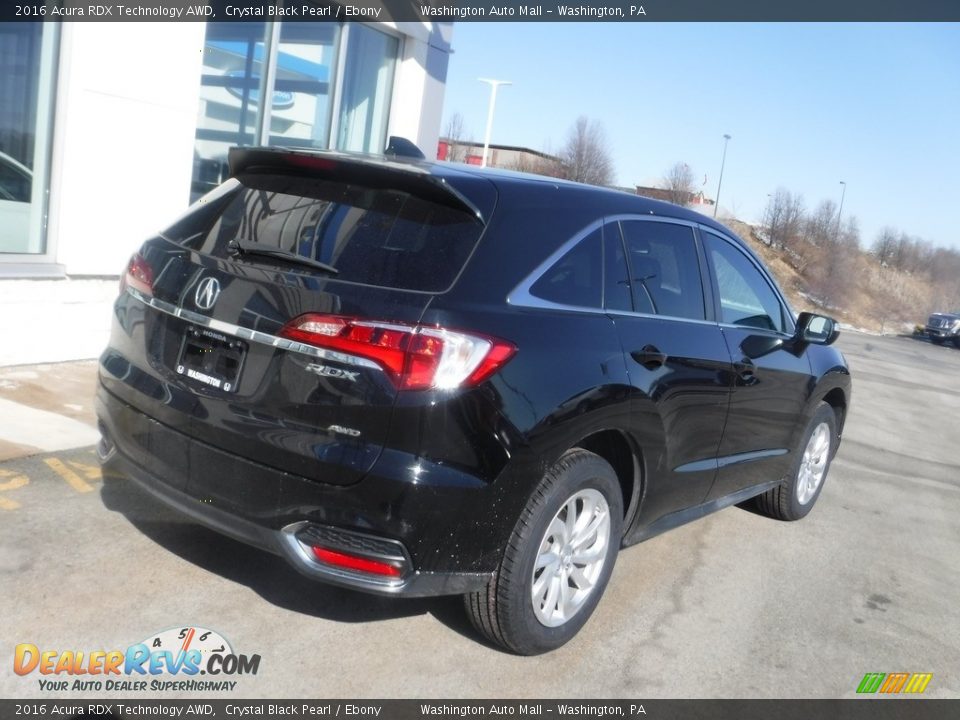 Crystal Black Pearl 2016 Acura RDX Technology AWD Photo #8