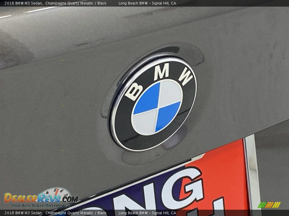 2018 BMW M3 Sedan Champagne Quartz Metallic / Black Photo #9
