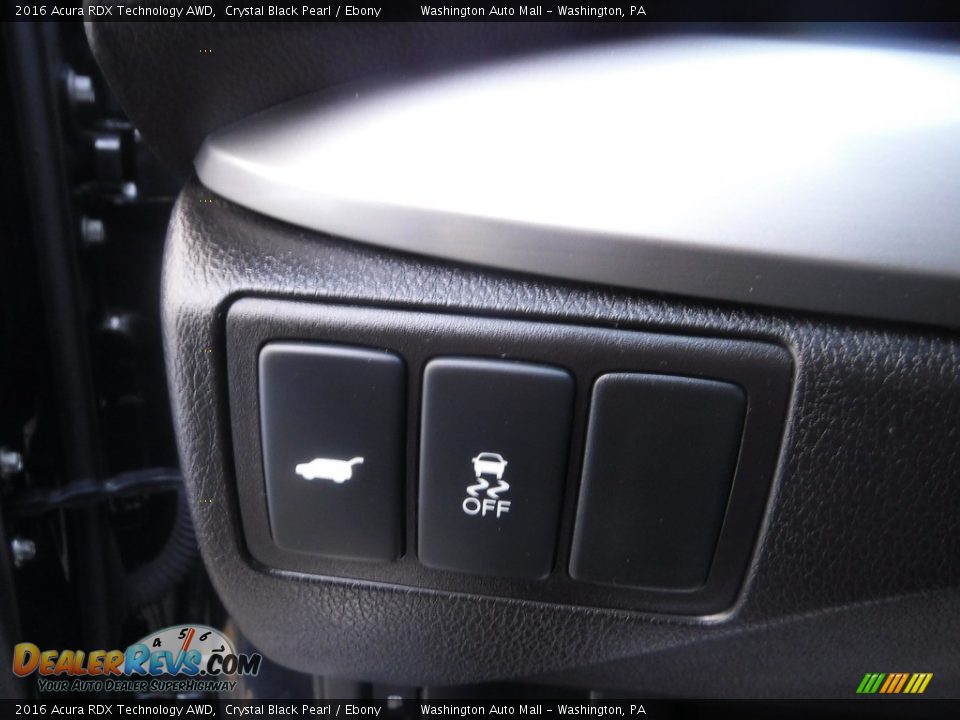 2016 Acura RDX Technology AWD Crystal Black Pearl / Ebony Photo #14