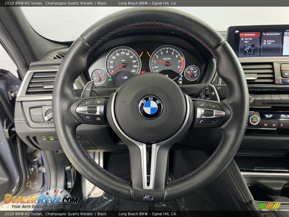 2018 BMW M3 Sedan Steering Wheel Photo #17