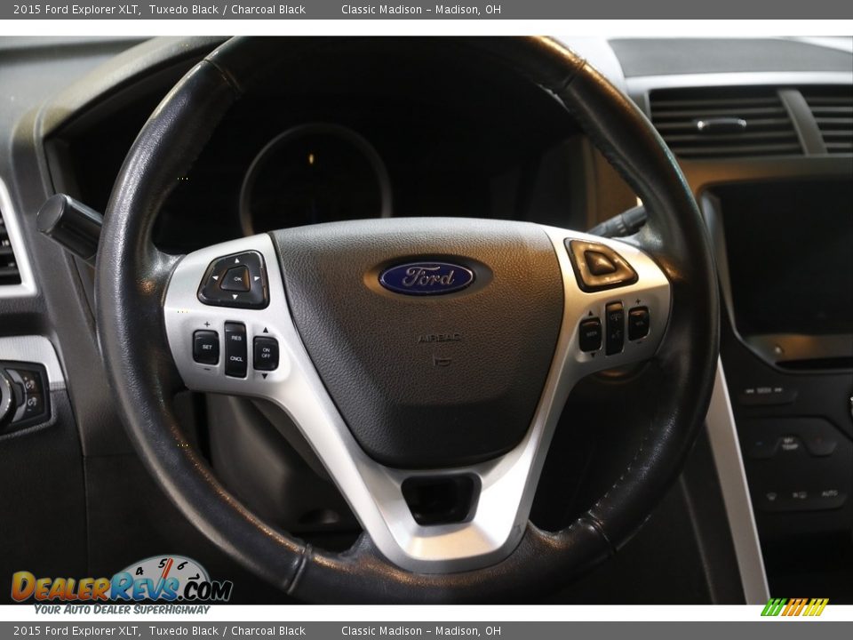 2015 Ford Explorer XLT Tuxedo Black / Charcoal Black Photo #7