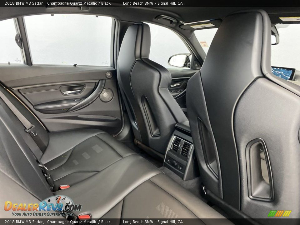 Rear Seat of 2018 BMW M3 Sedan Photo #34