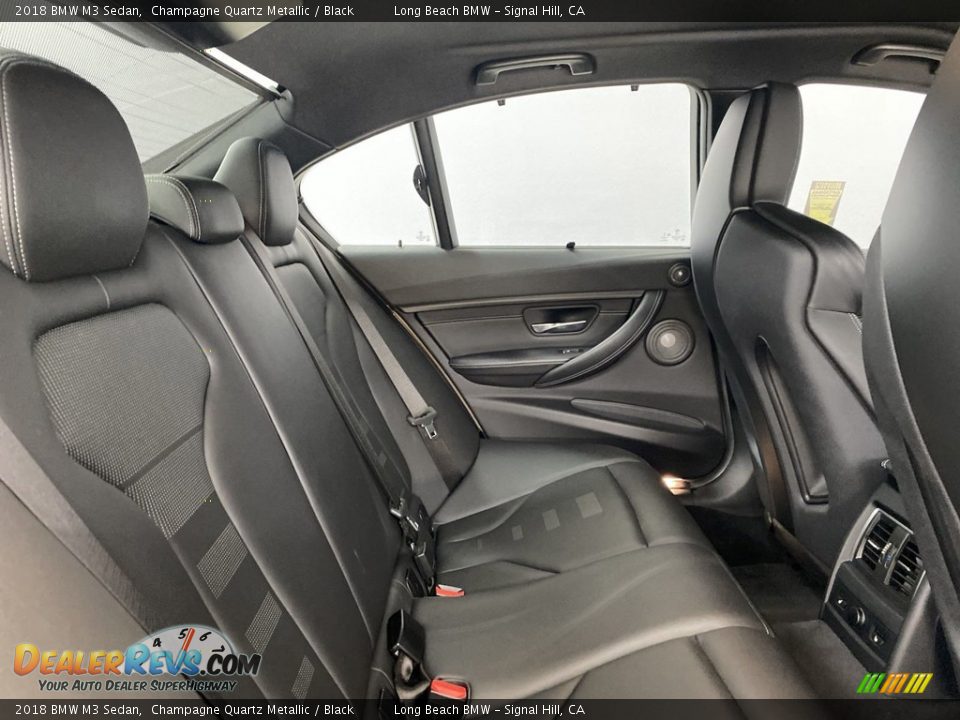 Rear Seat of 2018 BMW M3 Sedan Photo #35