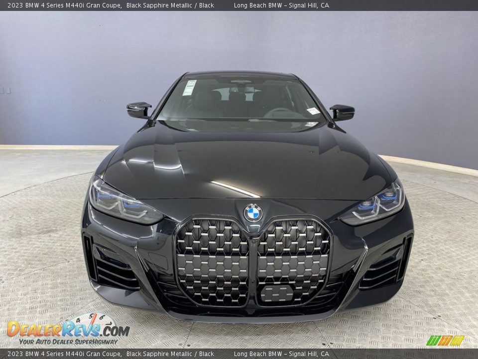 2023 BMW 4 Series M440i Gran Coupe Black Sapphire Metallic / Black Photo #2