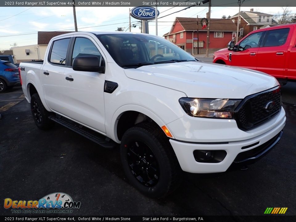 Oxford White 2023 Ford Ranger XLT SuperCrew 4x4 Photo #7