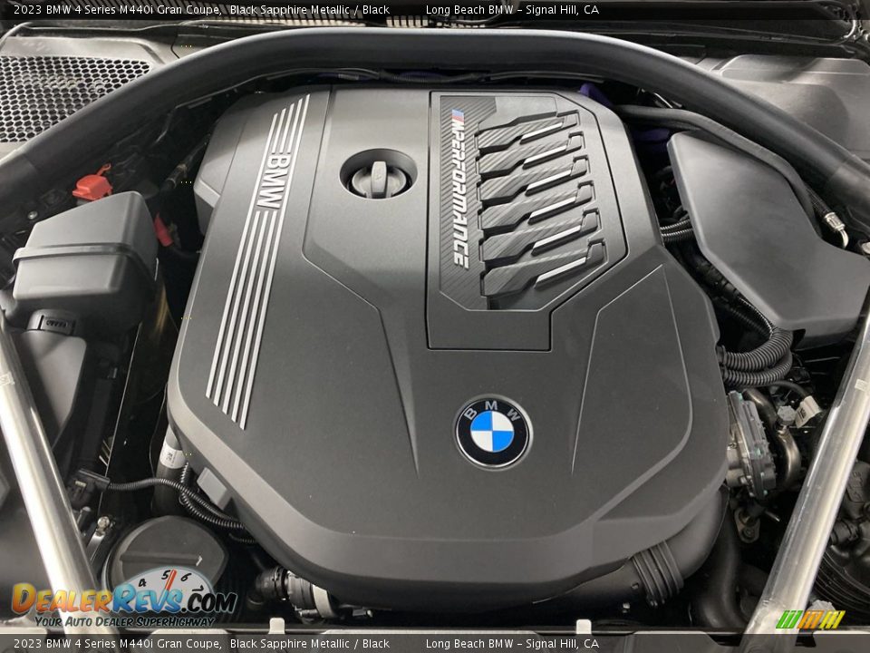 2023 BMW 4 Series M440i Gran Coupe Black Sapphire Metallic / Black Photo #9