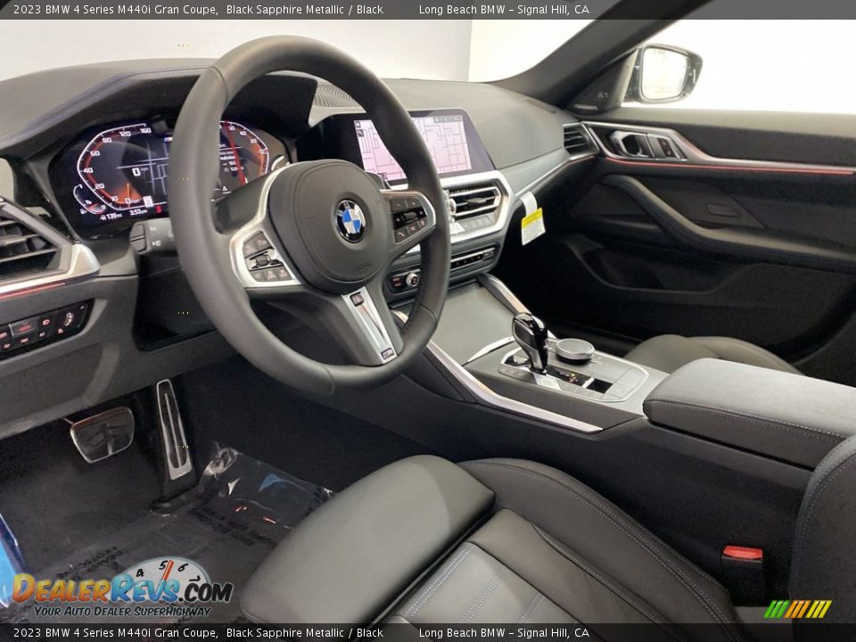 2023 BMW 4 Series M440i Gran Coupe Black Sapphire Metallic / Black Photo #12