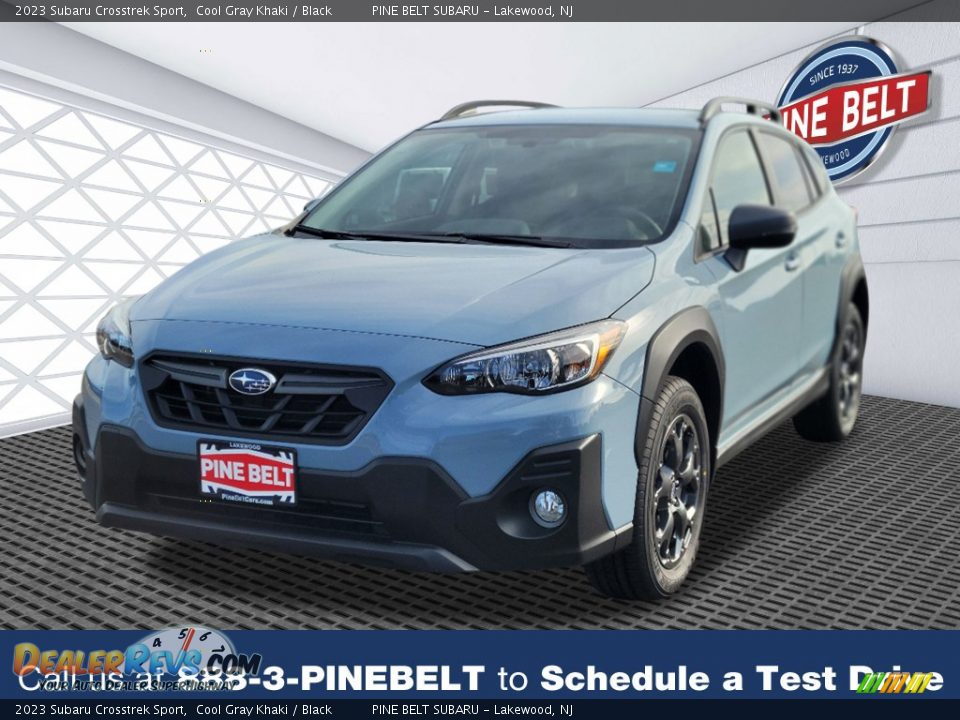 2023 Subaru Crosstrek Sport Cool Gray Khaki / Black Photo #1