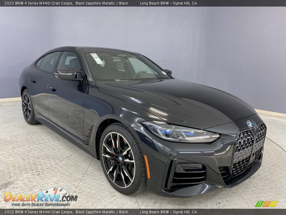 2023 BMW 4 Series M440i Gran Coupe Black Sapphire Metallic / Black Photo #27