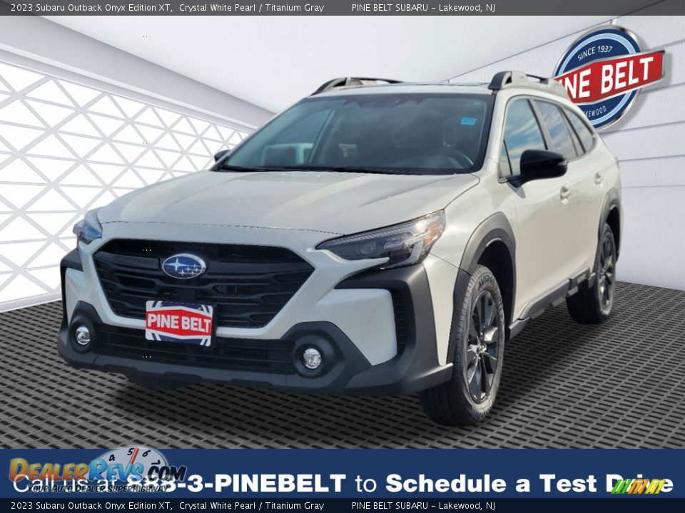 2023 Subaru Outback Onyx Edition XT Crystal White Pearl / Titanium Gray Photo #1