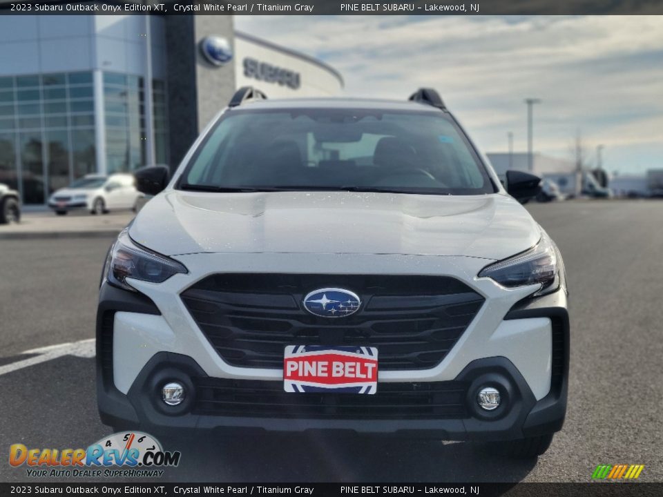 2023 Subaru Outback Onyx Edition XT Crystal White Pearl / Titanium Gray Photo #2