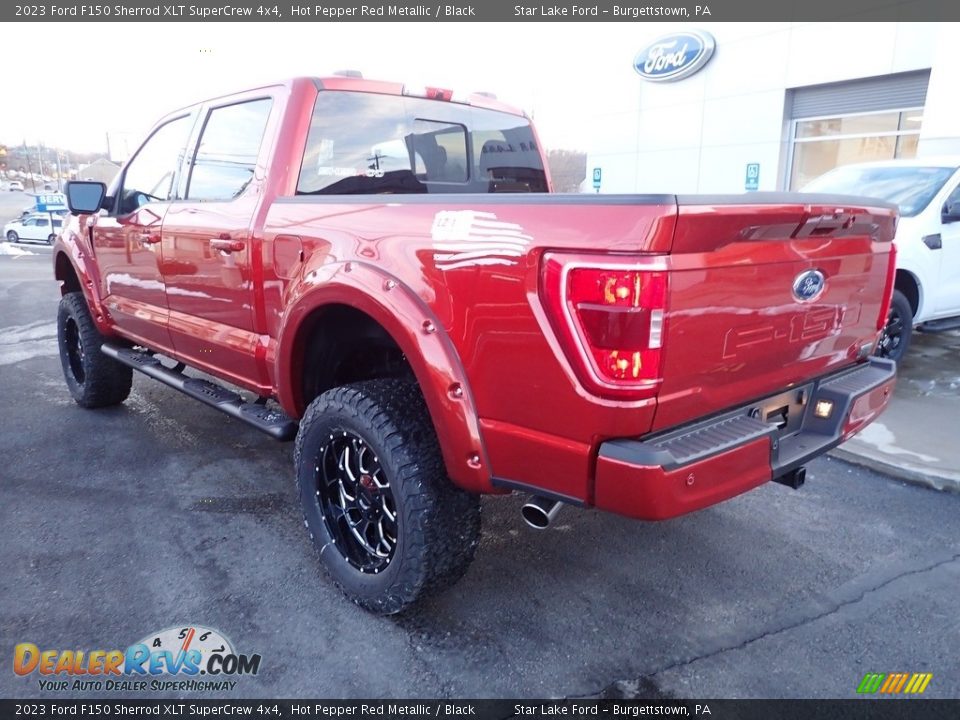 Hot Pepper Red Metallic 2023 Ford F150 Sherrod XLT SuperCrew 4x4 Photo #3