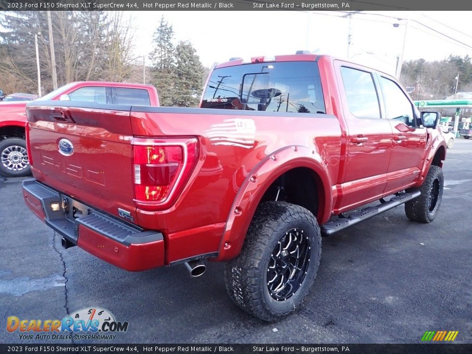 Hot Pepper Red Metallic 2023 Ford F150 Sherrod XLT SuperCrew 4x4 Photo #5