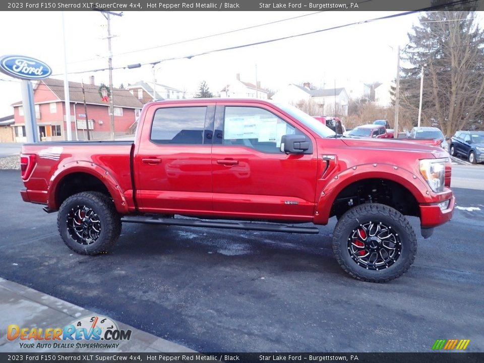 Hot Pepper Red Metallic 2023 Ford F150 Sherrod XLT SuperCrew 4x4 Photo #6