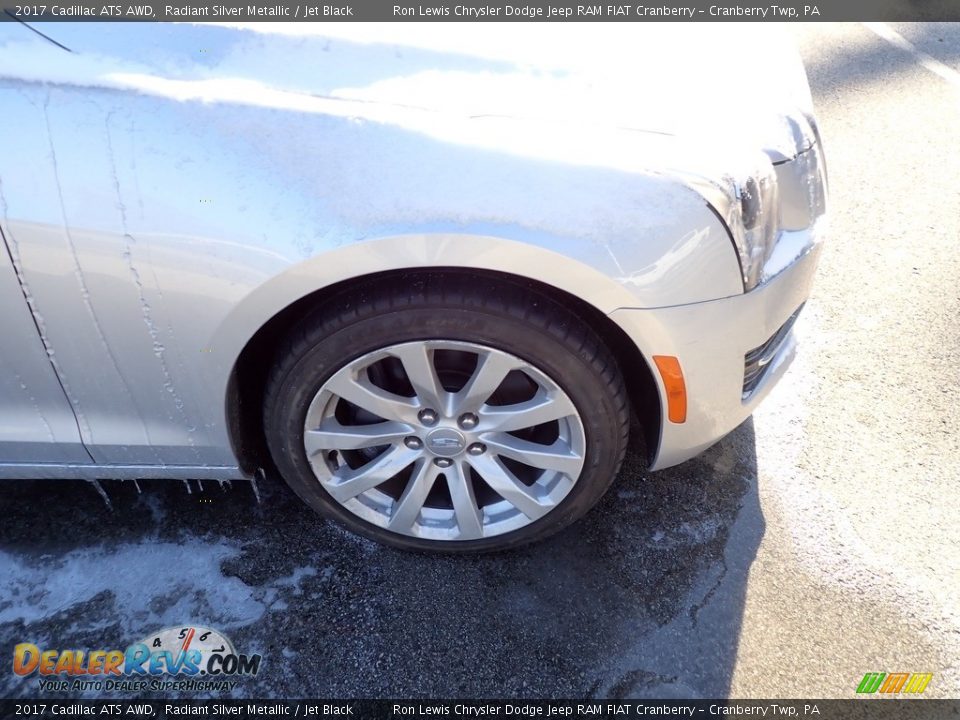 2017 Cadillac ATS AWD Radiant Silver Metallic / Jet Black Photo #5