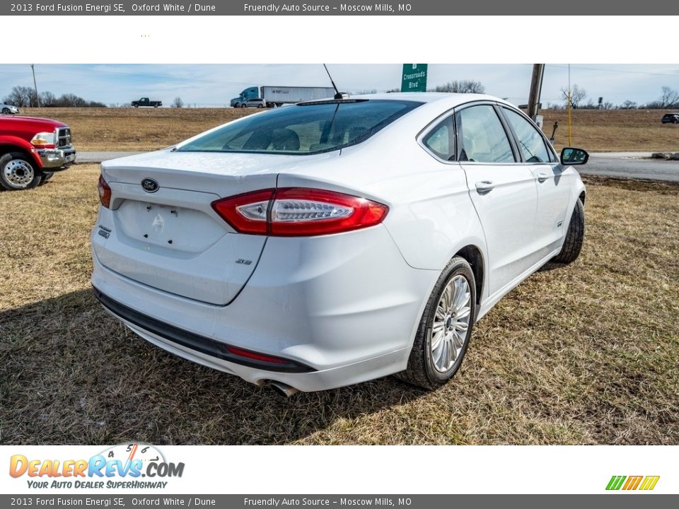 2013 Ford Fusion Energi SE Oxford White / Dune Photo #4