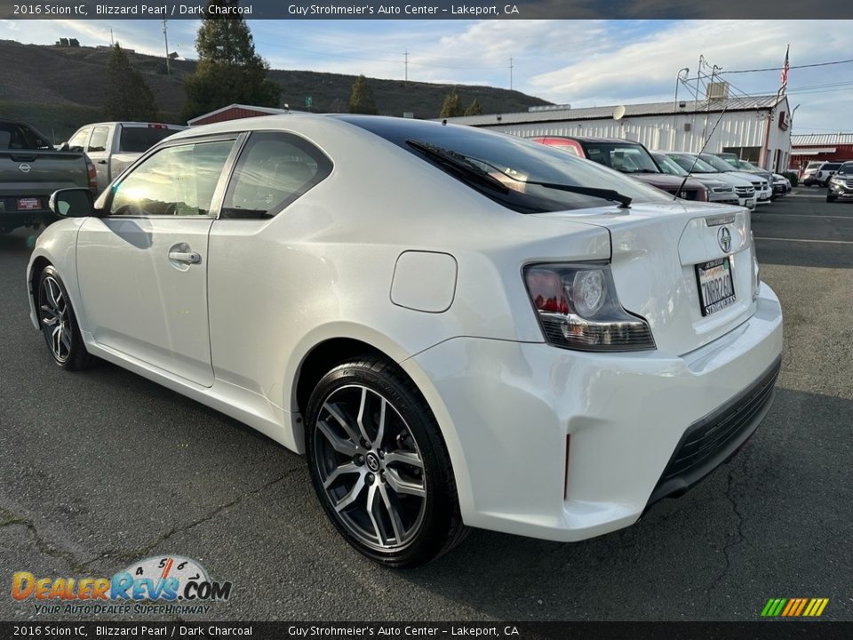 2016 Scion tC Blizzard Pearl / Dark Charcoal Photo #4