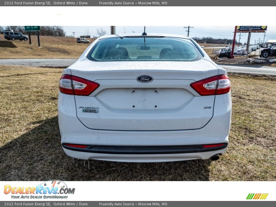 2013 Ford Fusion Energi SE Oxford White / Dune Photo #5