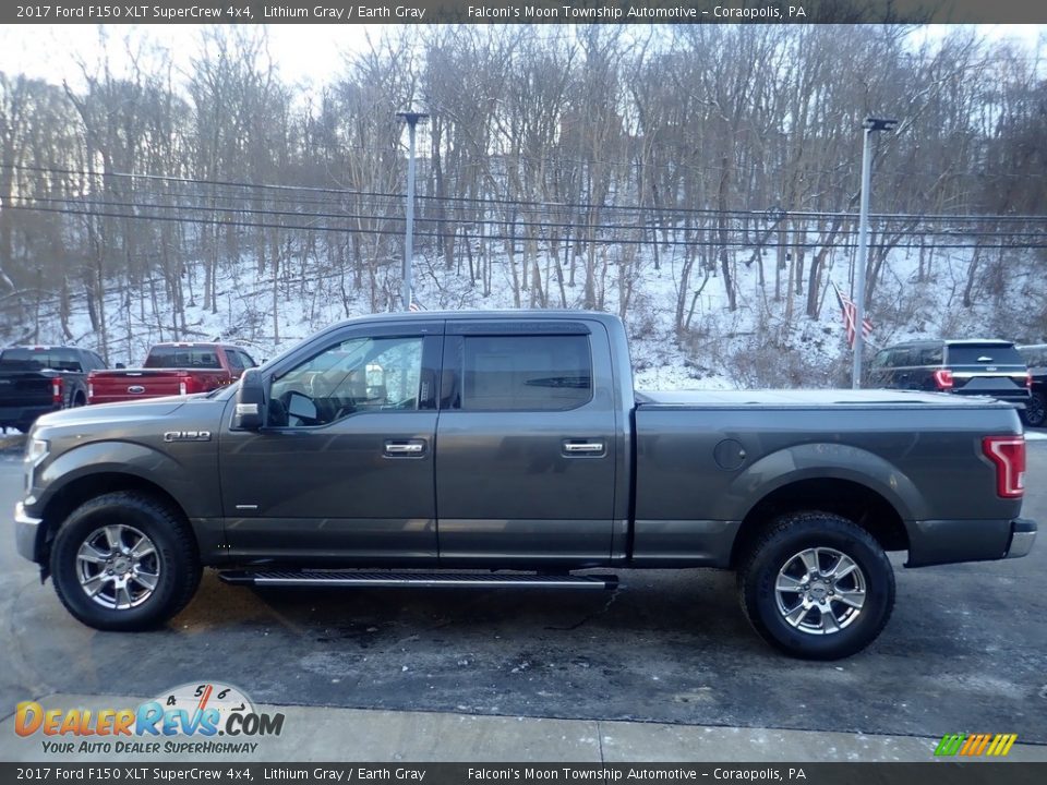 2017 Ford F150 XLT SuperCrew 4x4 Lithium Gray / Earth Gray Photo #6