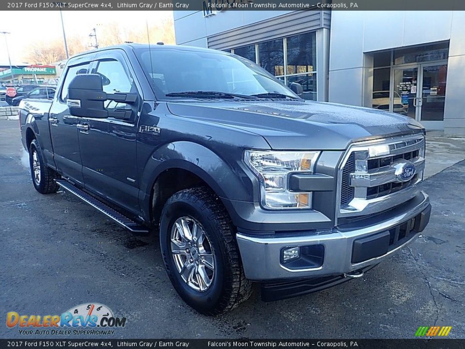 2017 Ford F150 XLT SuperCrew 4x4 Lithium Gray / Earth Gray Photo #9