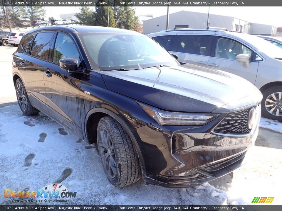 2022 Acura MDX A Spec AWD Majestic Black Pearl / Ebony Photo #2