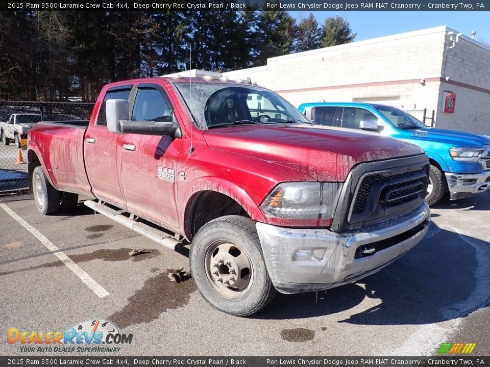 Front 3/4 View of 2015 Ram 3500 Laramie Crew Cab 4x4 Photo #3