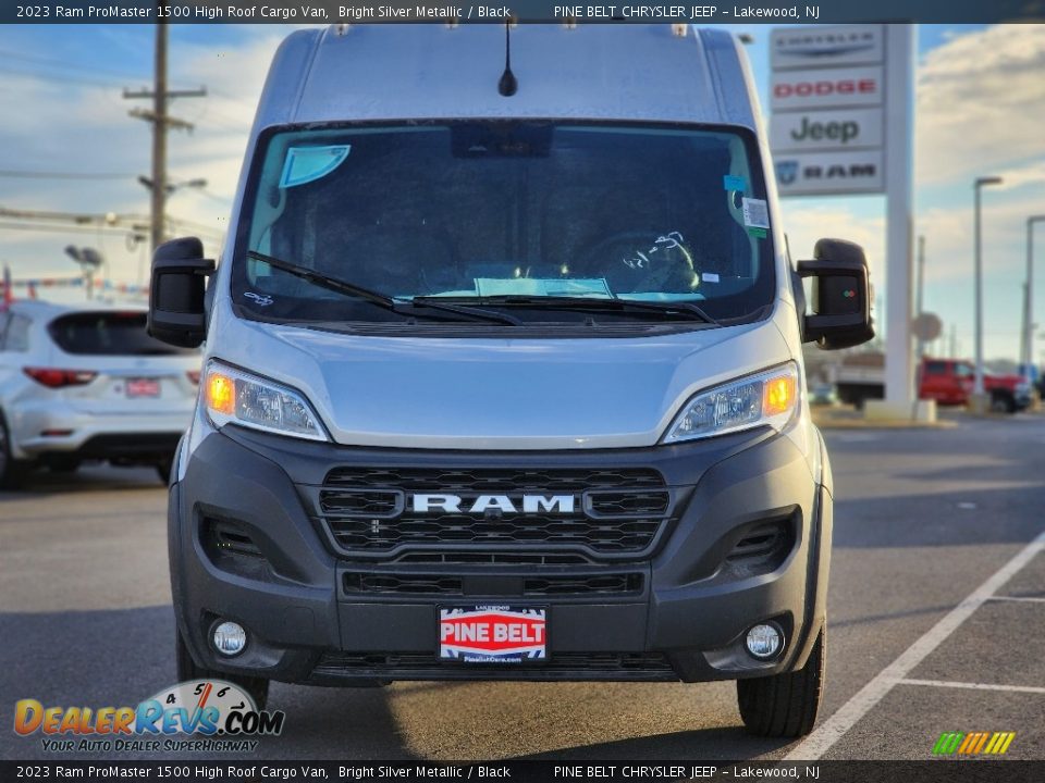 2023 Ram ProMaster 1500 High Roof Cargo Van Bright Silver Metallic / Black Photo #2