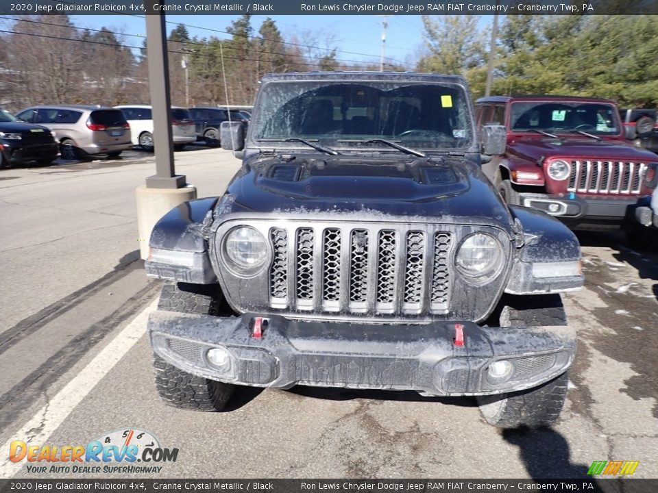 2020 Jeep Gladiator Rubicon 4x4 Granite Crystal Metallic / Black Photo #2