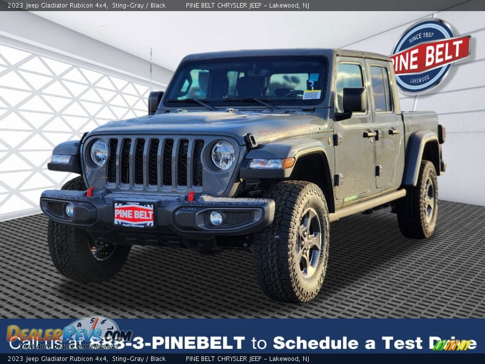 2023 Jeep Gladiator Rubicon 4x4 Sting-Gray / Black Photo #1