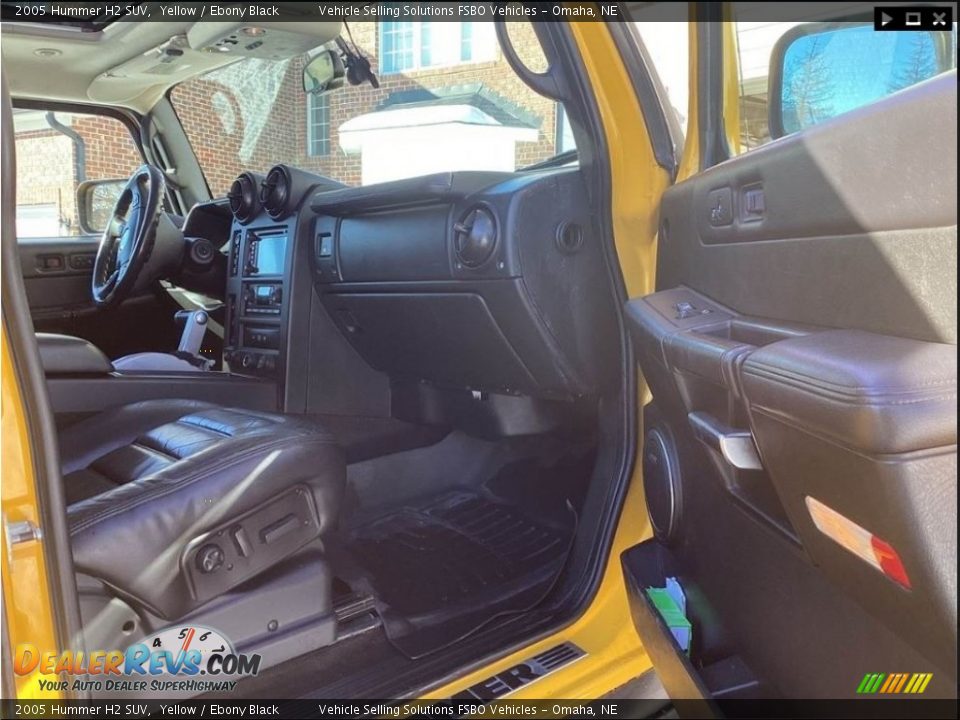 2005 Hummer H2 SUV Yellow / Ebony Black Photo #9