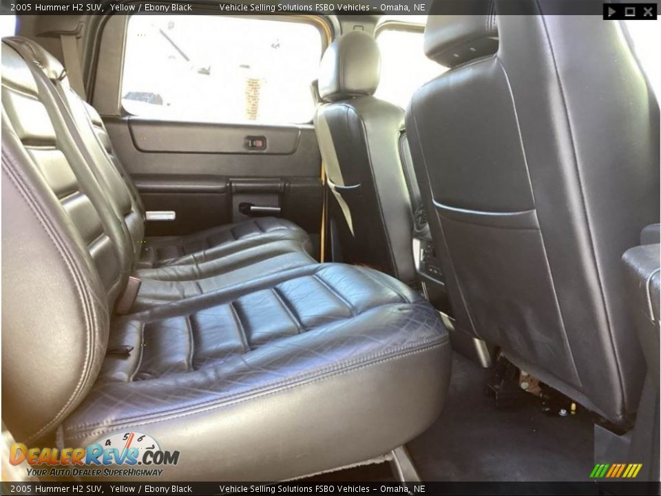 2005 Hummer H2 SUV Yellow / Ebony Black Photo #10