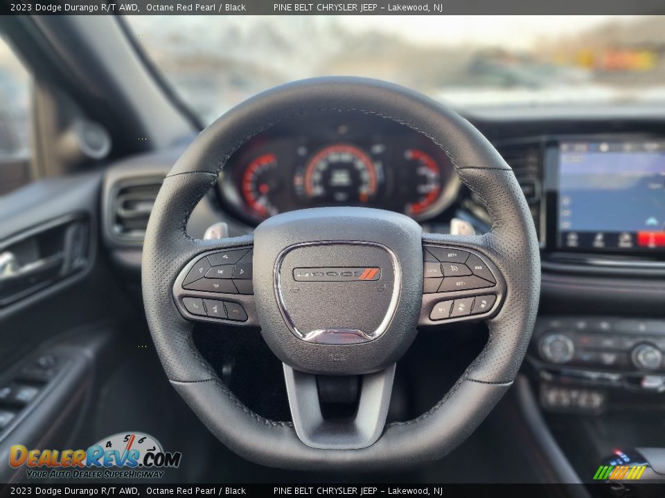 2023 Dodge Durango R/T AWD Steering Wheel Photo #12