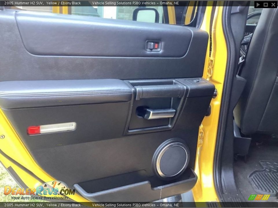 2005 Hummer H2 SUV Yellow / Ebony Black Photo #14