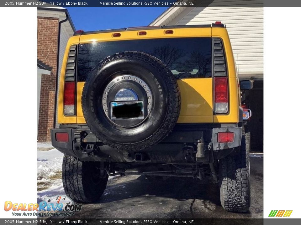 2005 Hummer H2 SUV Yellow / Ebony Black Photo #17