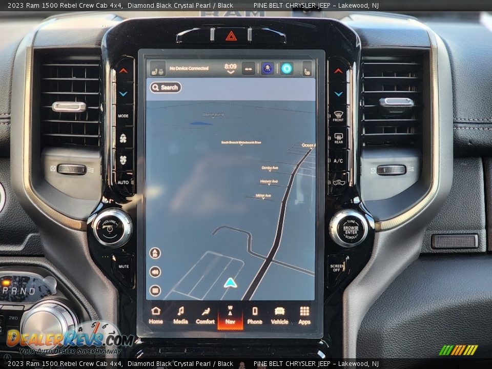 Navigation of 2023 Ram 1500 Rebel Crew Cab 4x4 Photo #10