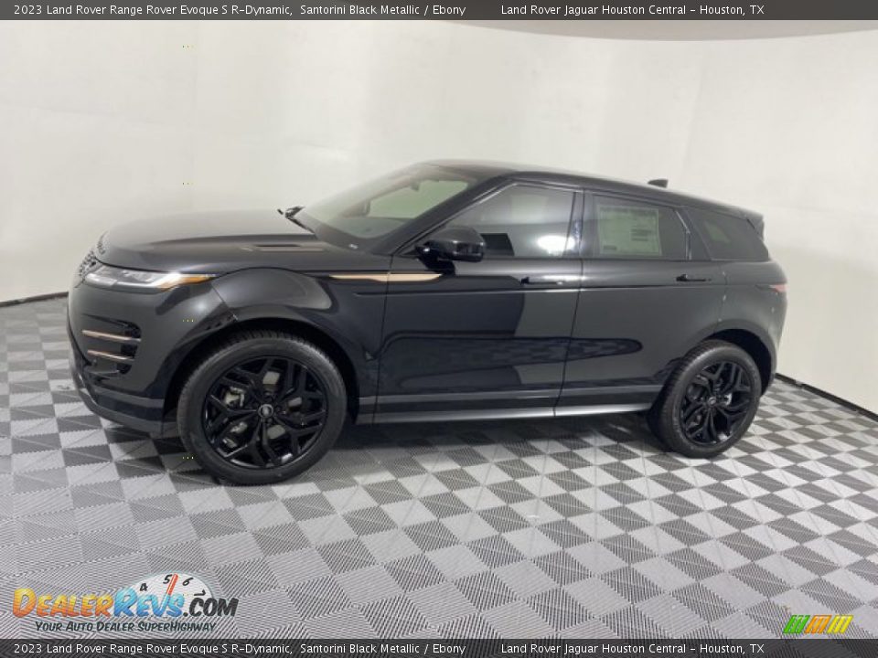 2023 Land Rover Range Rover Evoque S R-Dynamic Santorini Black Metallic / Ebony Photo #6