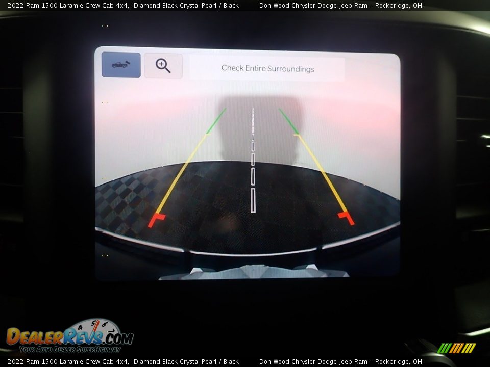 2022 Ram 1500 Laramie Crew Cab 4x4 Diamond Black Crystal Pearl / Black Photo #2