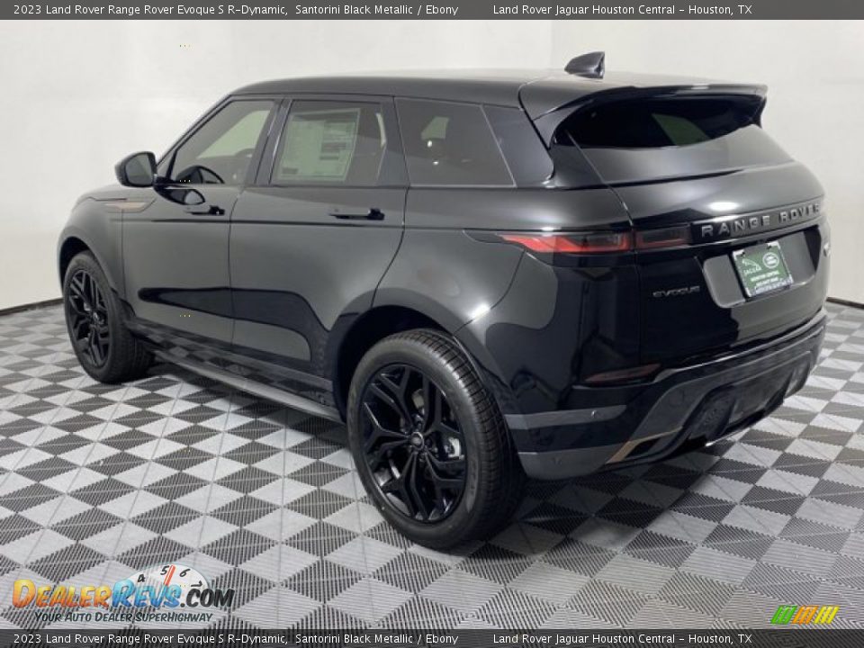 2023 Land Rover Range Rover Evoque S R-Dynamic Santorini Black Metallic / Ebony Photo #10