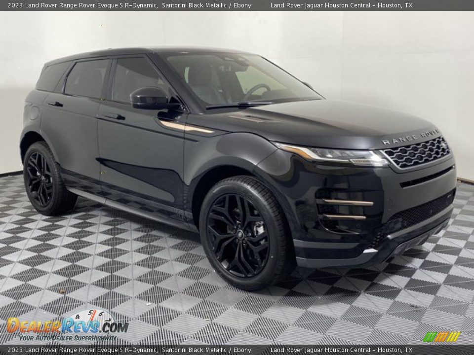 2023 Land Rover Range Rover Evoque S R-Dynamic Santorini Black Metallic / Ebony Photo #12