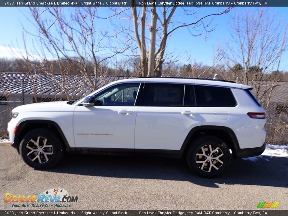 2023 Jeep Grand Cherokee L Limited 4x4 Bright White / Global Black Photo #7