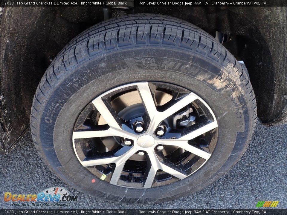 2023 Jeep Grand Cherokee L Limited 4x4 Bright White / Global Black Photo #8