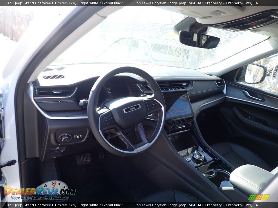 2023 Jeep Grand Cherokee L Limited 4x4 Bright White / Global Black Photo #11