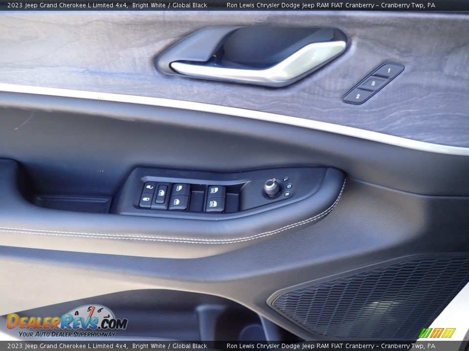 2023 Jeep Grand Cherokee L Limited 4x4 Bright White / Global Black Photo #12